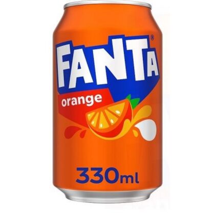 Can Fanta Orange Sleek