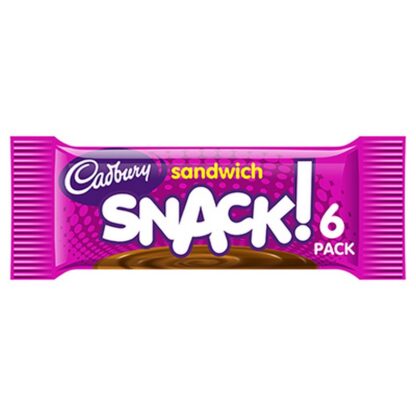Cadbury Biscuit 6 Pack Snack Sandwich - Purple