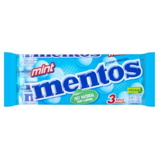Mentos 3 Pack Chewy Mint Roll - Non Pm