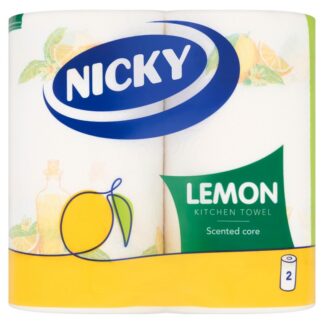 Nicky Maxi Lemon Kitchen Roll Twin