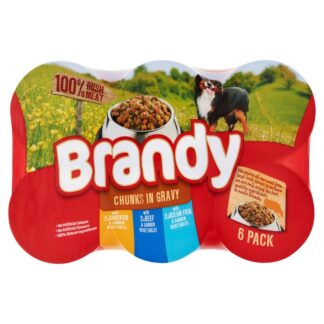 Brandy Variety 6 Pack Chunks In Gravy