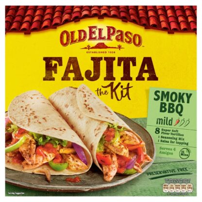 Old El Paso Smoky Bbq Fajita Dinner Kit