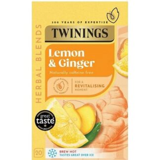 Twinings Infusions Lemon & Ginger 20'S