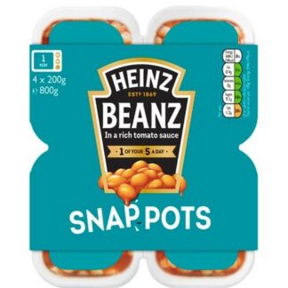 Heinz Baked Beans Snap Pots 4 Pack