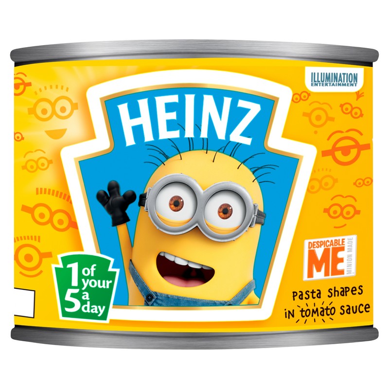 Heinz Pasta Shapes Minions