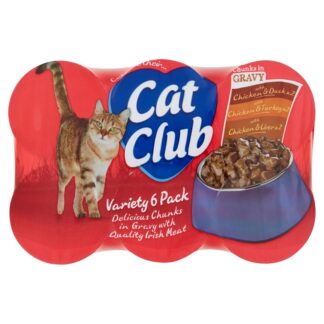 Cat Club Variety In Gravy 6 Pack