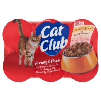Cat Club Variety In Jelly 6 Pack