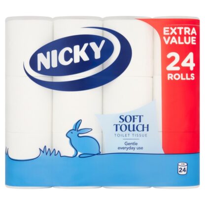 Nicky Soft Touch Toilet Rolls 24 Pack