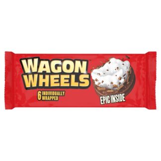 Burtons Wagon Wheels 6 Pack Choc (Ab)