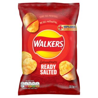 Walkers Crisps Ready Salted - Std