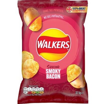 Walkers Crisps Smoky Bacon - Std