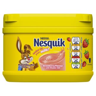 Nesquik Strawberry Drink Plastic Box