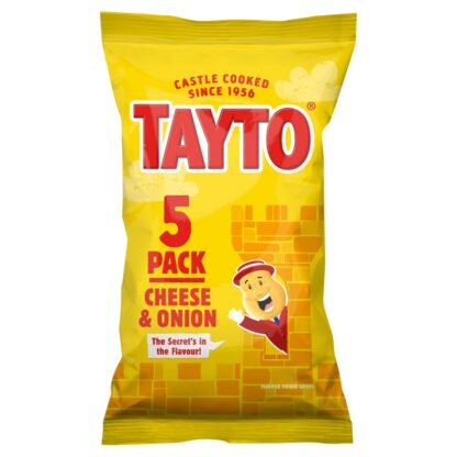 Tayto 5 Pack Cheese & Onion