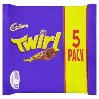 Cadbury Multi 5 Pack Twirl Snacksize Non Pmp