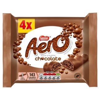 Nestle Multi 4 Pack Aero Bubbly Milk