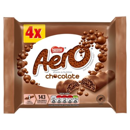 Nestle Multi 4 Pack Aero Bubbly Milk