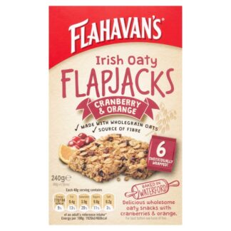 Flahavans Flapjacks Cranberry & Orange 6 Pack