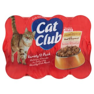 Cat Club Variety In Jelly 12 Pack