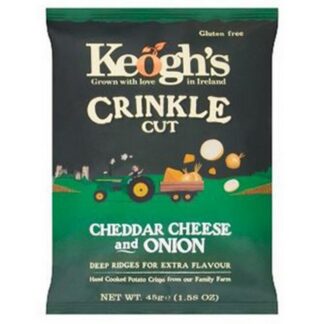 Keoghs Crinkle Cheddar & Red Onion