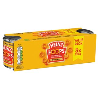 Heinz Spaghetti Hoops 3 Pack X 205Gm