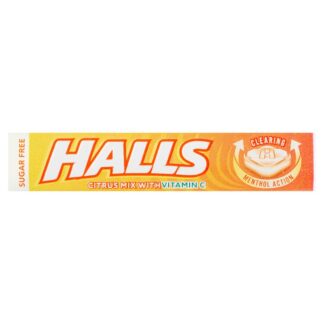 Halls Menthol Citrus Sugar Free