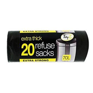 Tidyz Refuse Sacks Extra Thick 70L