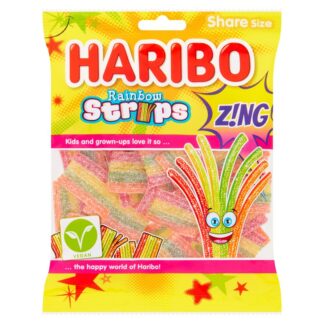 Bag Haribo Rainbow Strips Zing