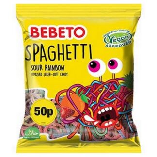 50P Bag Bebeto Sour Rainbow Spaghetti