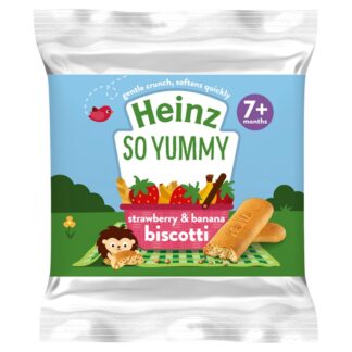 Heinz Baby Strawb & Banana Biscotti Reduced Sugar