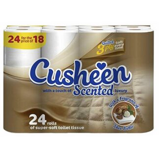 Cusheen Toilet Rolls - Shea Butter Fragrance 24 Pk