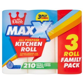 Maxx 3Ply Kitchen Roll 3Pk