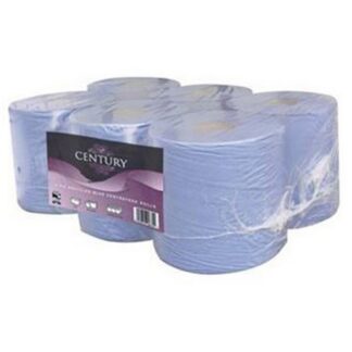 Centerfeed Blue Roll Paper 2Ply Food Crt 100X175Mm