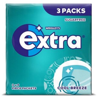 Wrigleys 3 Pack Extra Cool Breeze 9Pc