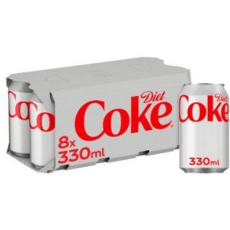 8 Pack Diet Coke Can