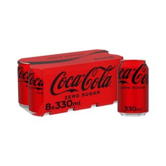 8 Pack Coca Cola - Coke Zero Can