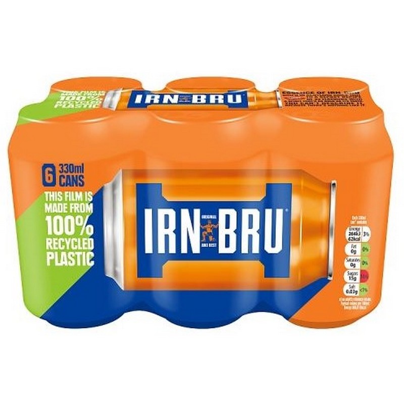 Barrs 6 Pack Irn Bru Can