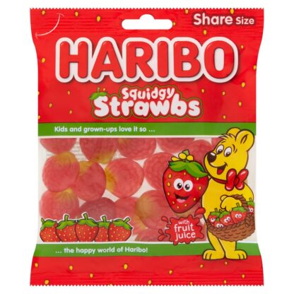 Bag Haribo Squidgy Strawbs
