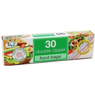 Tidyz Food & Freezer Bags Double Zipper