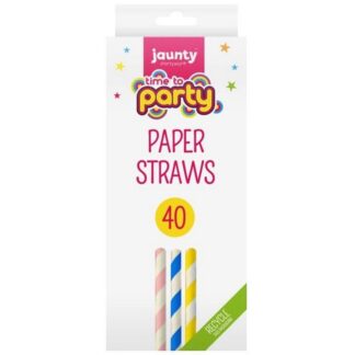 Paper Straws 40Pk