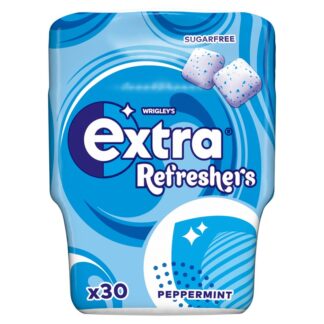 Wrigleys Extra Refreshers Peppermint S/F Chewing Gum