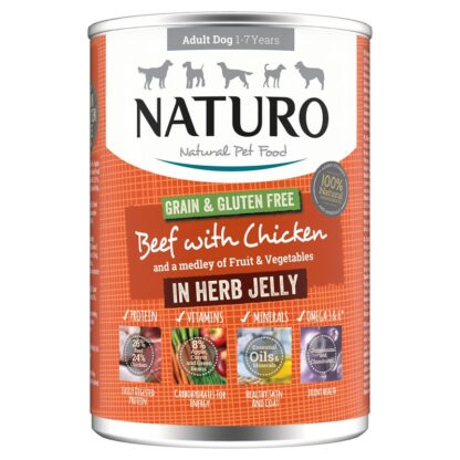 Naturo Ggf Can Beef With Chicken Jelly