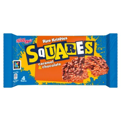 Kelloggs 4 Pk Choc Caramel Rice Krispie Squares
