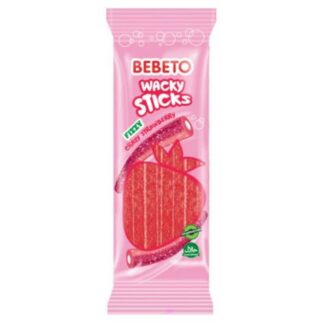 Bebeto Wacky Sticks Fizzy Strawberry Bag