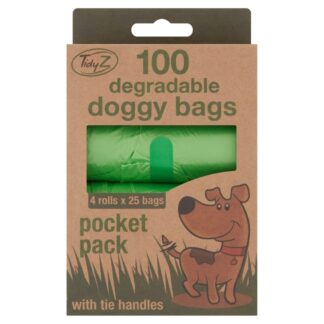 Tidyz Degradable Dog Poo Bags 25S X 4