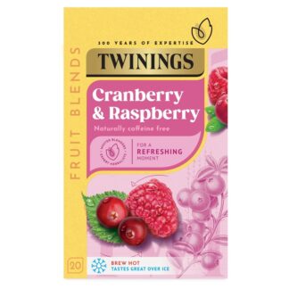 Twinings Infusions Cranberry+ Raspberry 20'S