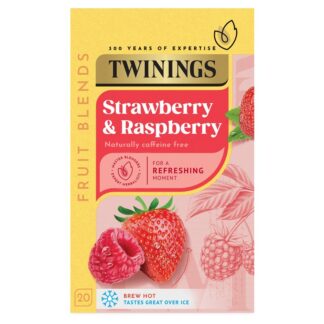 Twinings Infusions Strawberry+ Raspberry 20'S