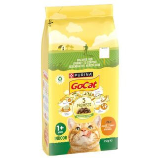 Go Cat Adult Indoor Chicken & Veg Dry Cat Food 2Kg