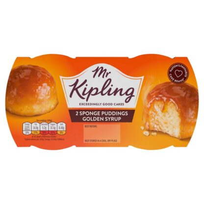 Mr Kipling Golden Syrup Pudding 2Pk