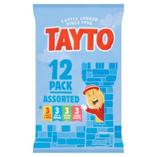 Tayto Crisps 12 Pack Assorted X 25G