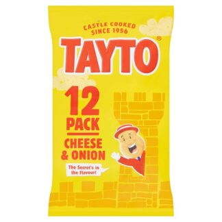 Tayto Crisps 12 Pack Cheese & Onion X 25G